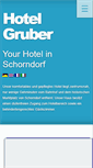Mobile Screenshot of hotel-gruber.de